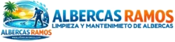Logotipo Horizontal embozado de Albercas Ramos
