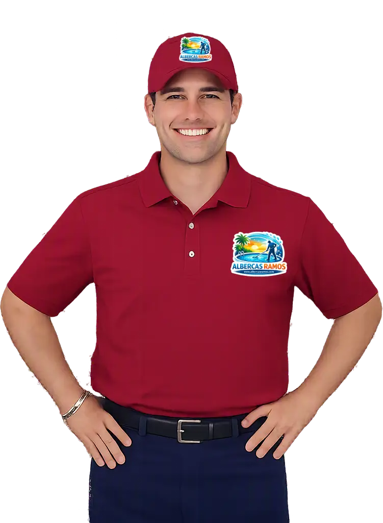 tecnico identificado mantenimiento albercas morelos
